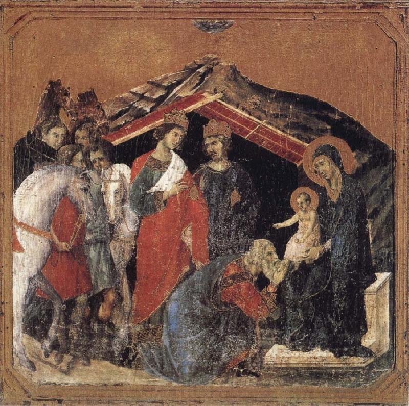 Duccio di Buoninsegna Adoration of the Magi Norge oil painting art